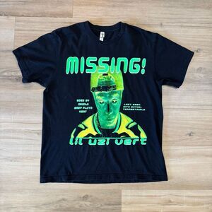 Lil Uzi Vert Eternal Atake Black Medium Shirt Orenji Baby Pluto Vert Size M Rap